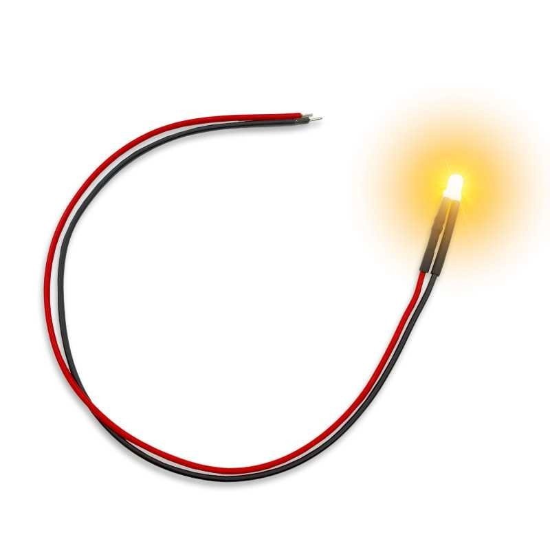 Luci LED lampeggianti arancioni 3 mm (5788)