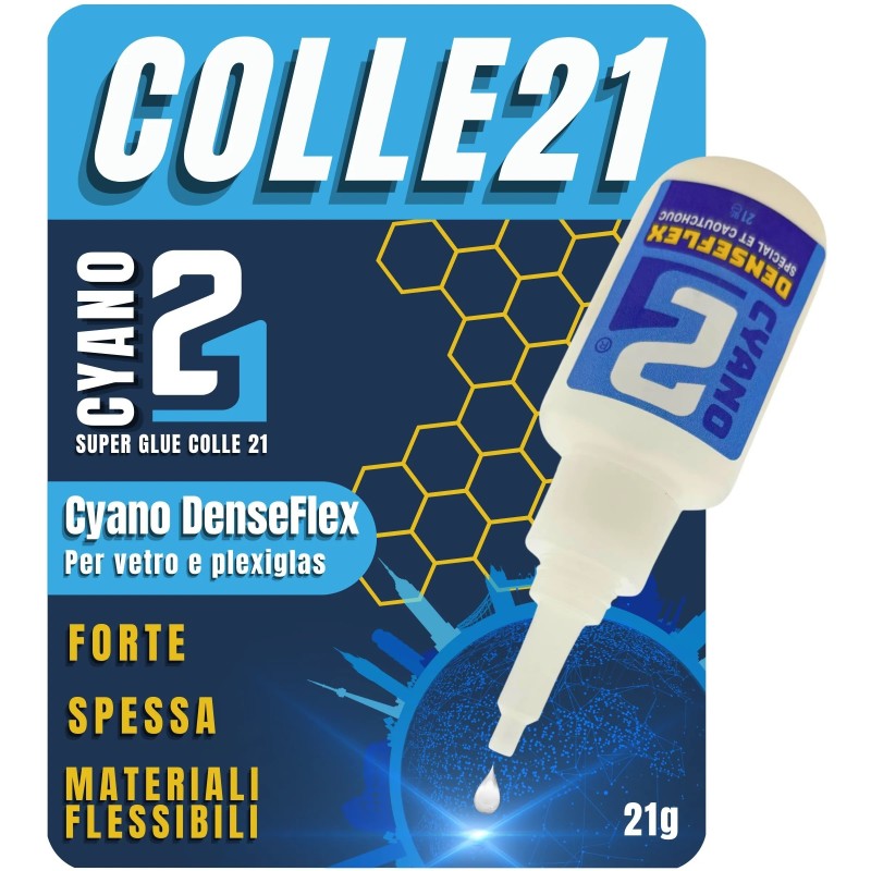 Super colla Colle21 DenseFlex - 21g flessibile e ultra resistente
