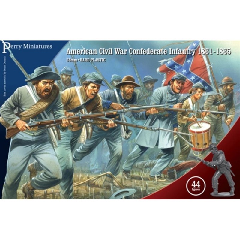 Perry Miniatures: Fanteria Confederata della Guerra Civile Americana 1861-65 (28mm)