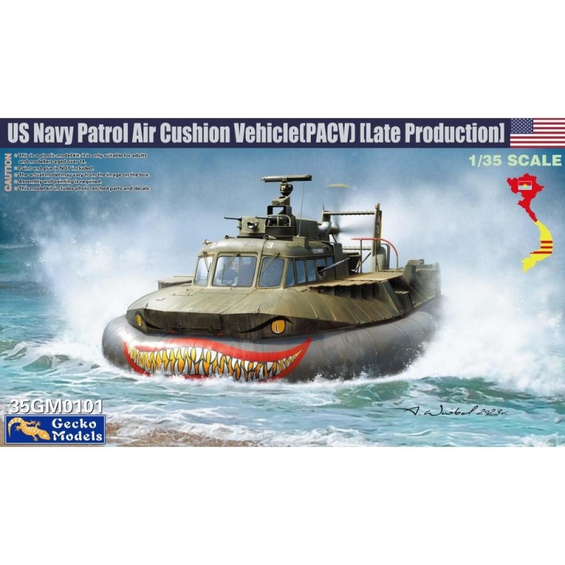 GECKO: US Navy Patrol Air Cushion Vehicle (PACV) Late (1/35) Production