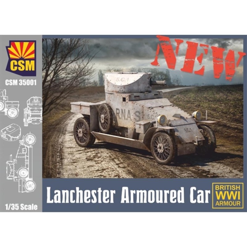 Copper State Models: Lanchester Armoured Car 1/35