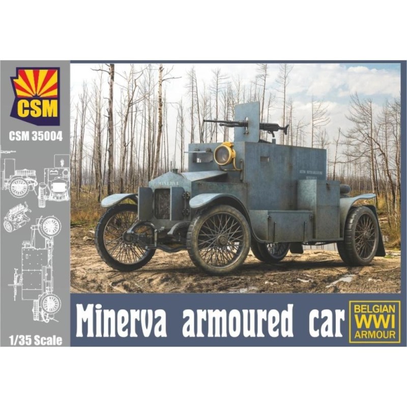 Copper State Models: WWI Minerva Armoured car 1/35