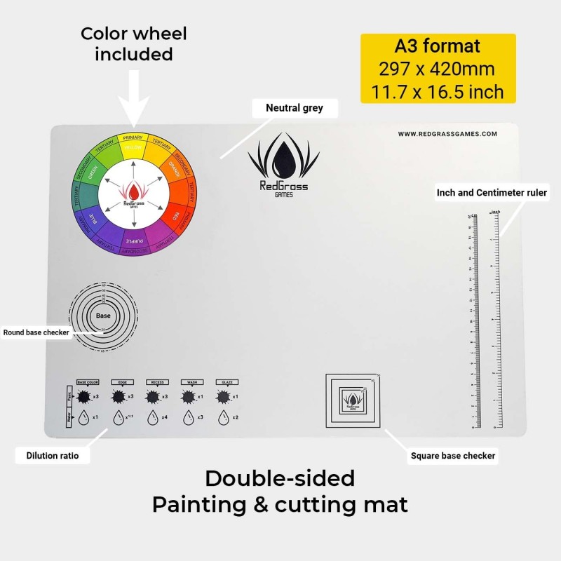 RGG Painting Mat A3 - Cut resistant