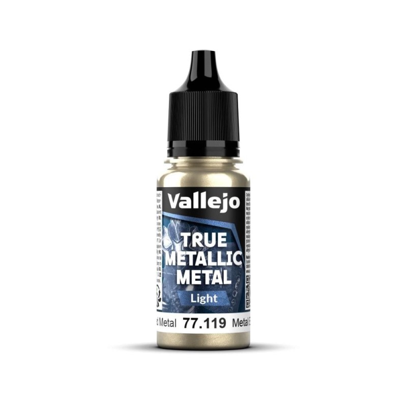 Vallejo TRUE METALLIC METAL Light: Aged Metal - 18 ml