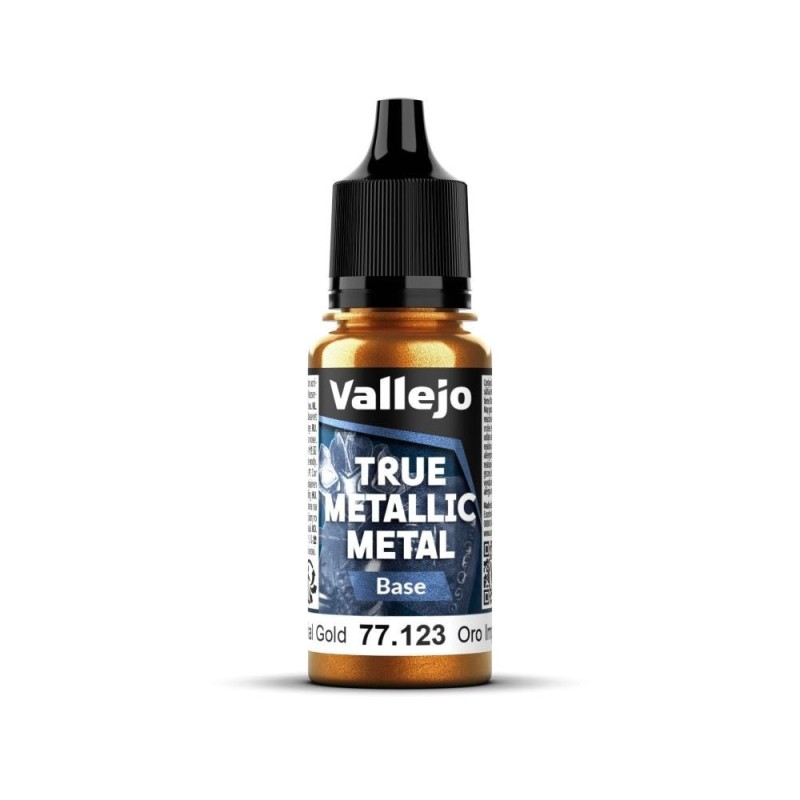 Vallejo TRUE METALLIC METAL Base: Imperial Gold - 18 ml