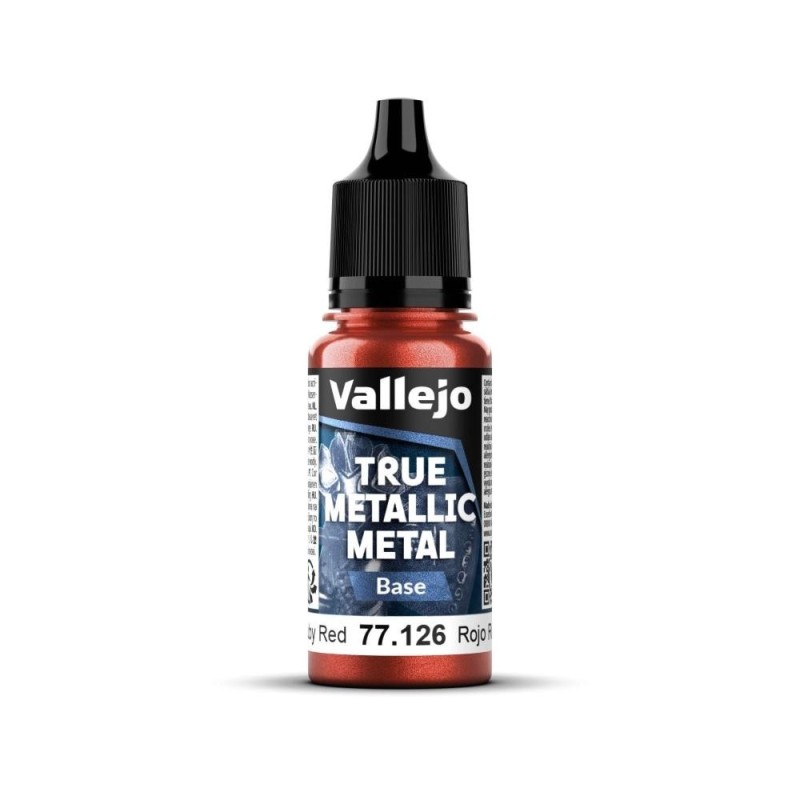 Vallejo TRUE METALLIC METAL Base: Ruby Red - 18 ml