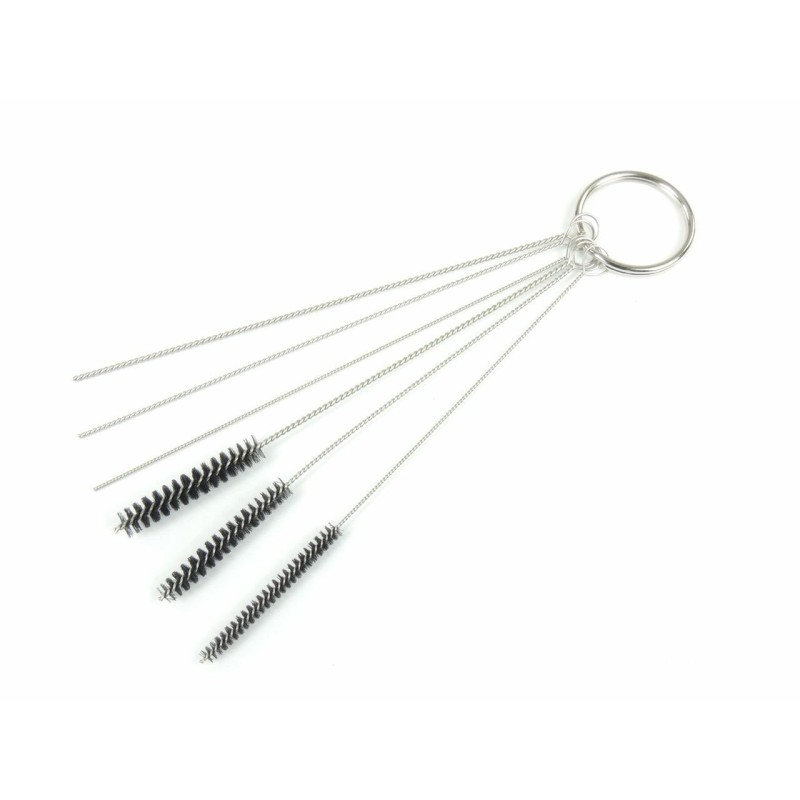 Set pulizia aerografo con 3 spazzole e con 3 fili