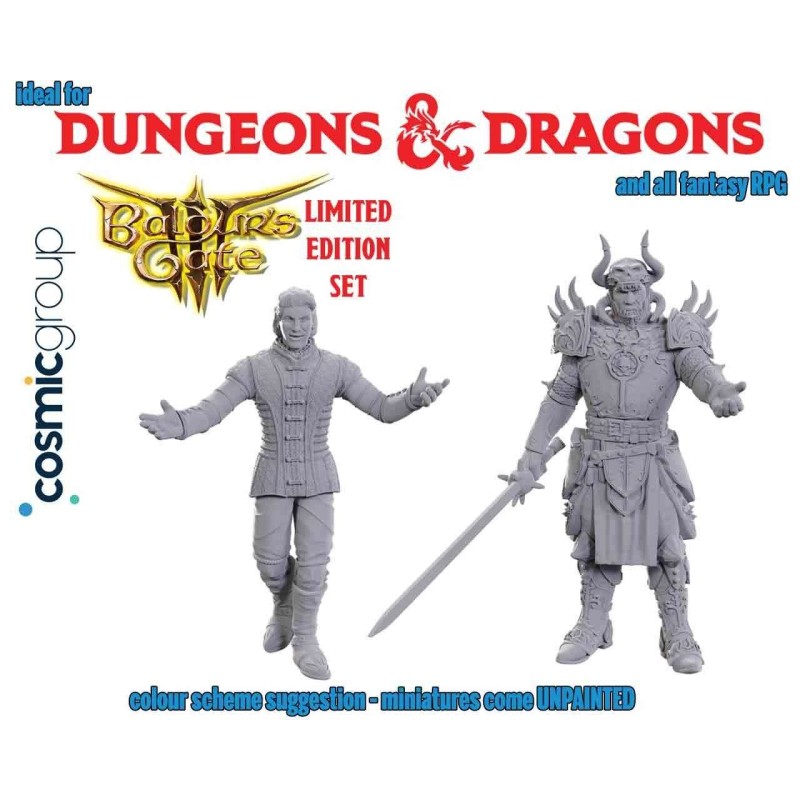 Dungeons & Dragons - Nolzur Marvelous Miniatures - Special Edition Baldur Gate 3 — Sarevok Anchev & Raphael