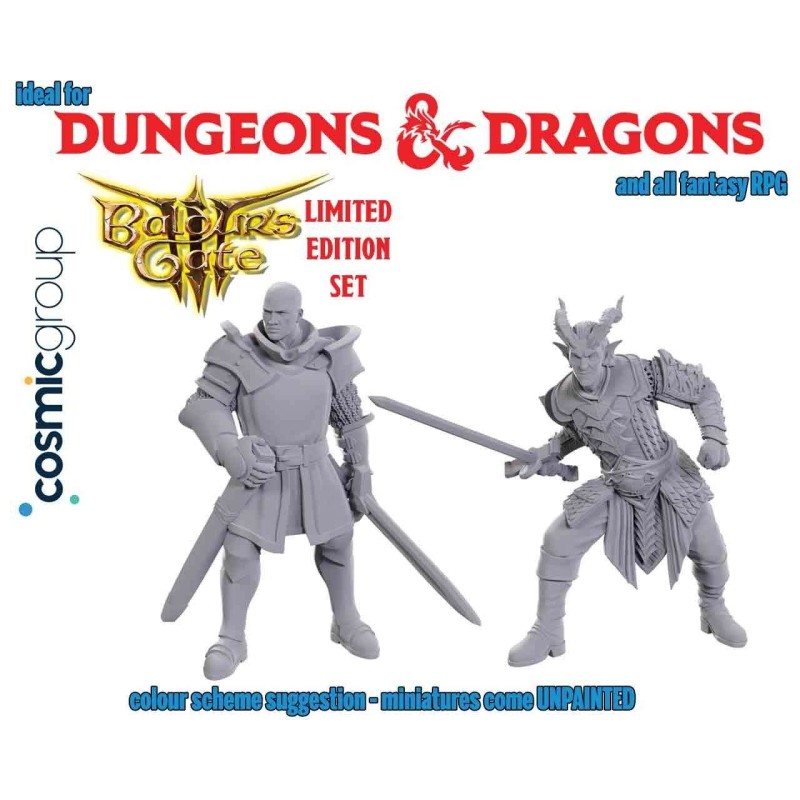 Dungeons & Dragons - Nolzur Marvelous Miniatures - Special Edition Baldur Gate 3 — Ulder Ravengard & Zevlor