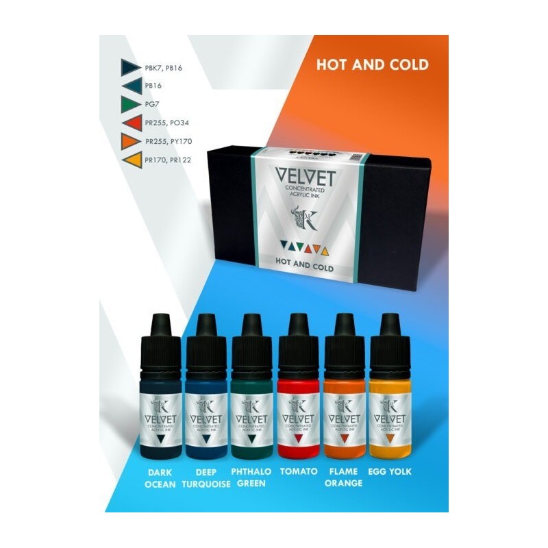 Velvet Inks Hot and Cold
