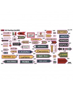 Road Signs WWII Italy (1/35) 2