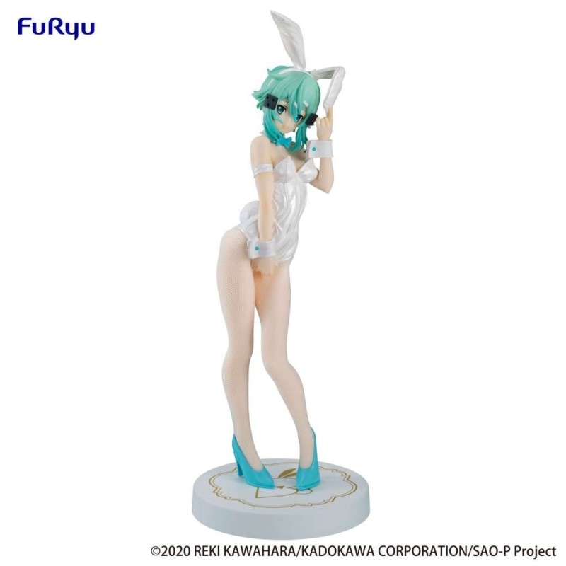 Sword Art Online Sinon White Pearl Bicute Bunnies Fig