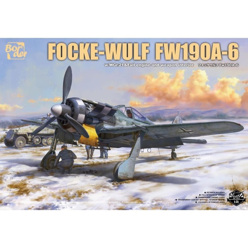 Focke-Wulf FW190A-6 with WGr.21 & Full engine and weapon interior 1/35