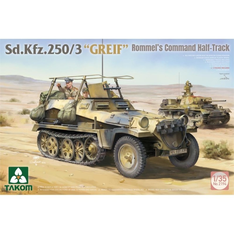 d.Kfz.250/3 GREIF Rommel's Command Half-Track 1/35