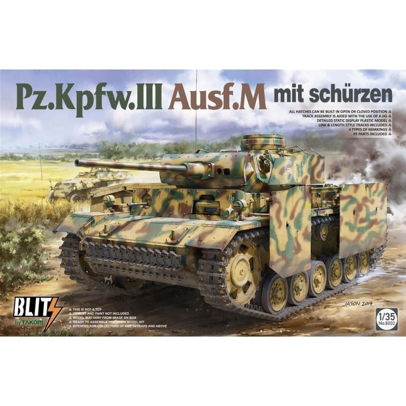 Pz.Kpfw.III Ausf.M mit schürzen 1/35