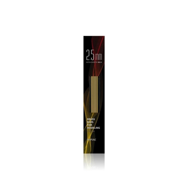 DSPIAE Brass Bars for Modeling 2.5mm (5pcs)