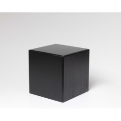 Plinto laccato nero