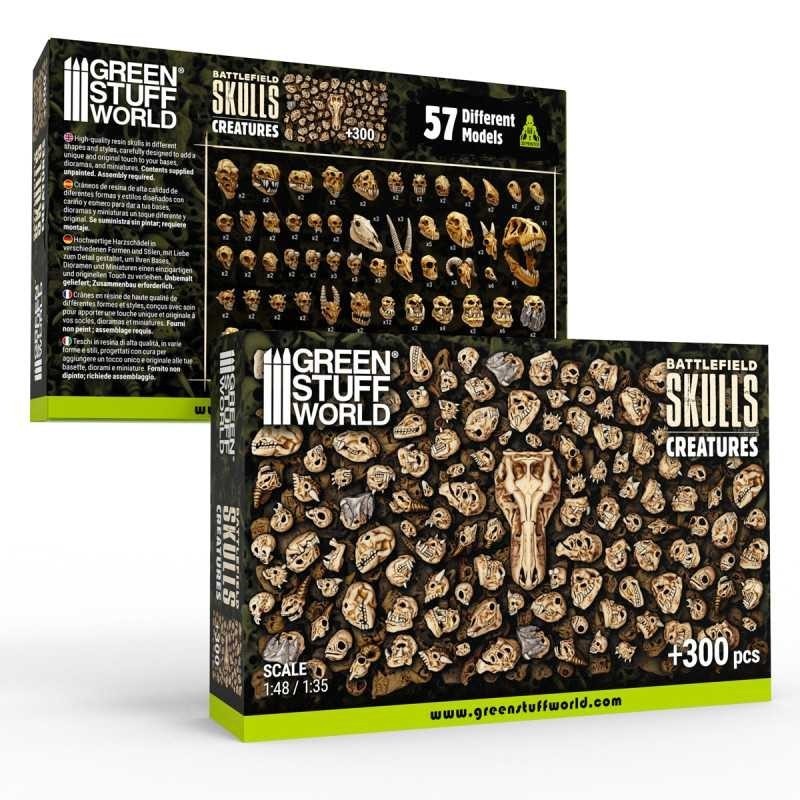 300x Teschi di Creature 1:48-1:35 (12744)
