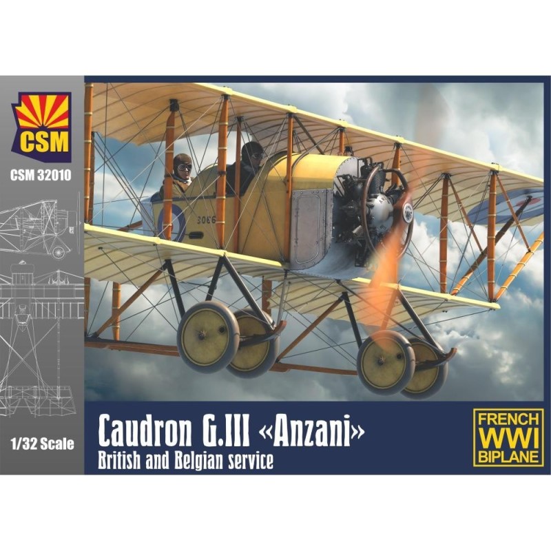 Caudron G.III Anzani 1/32