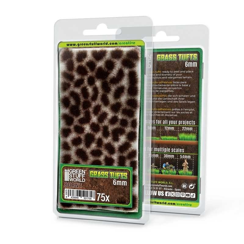 Ciuffi d'Erba - Tuft 6 mm - Marrone bruciato (10675)