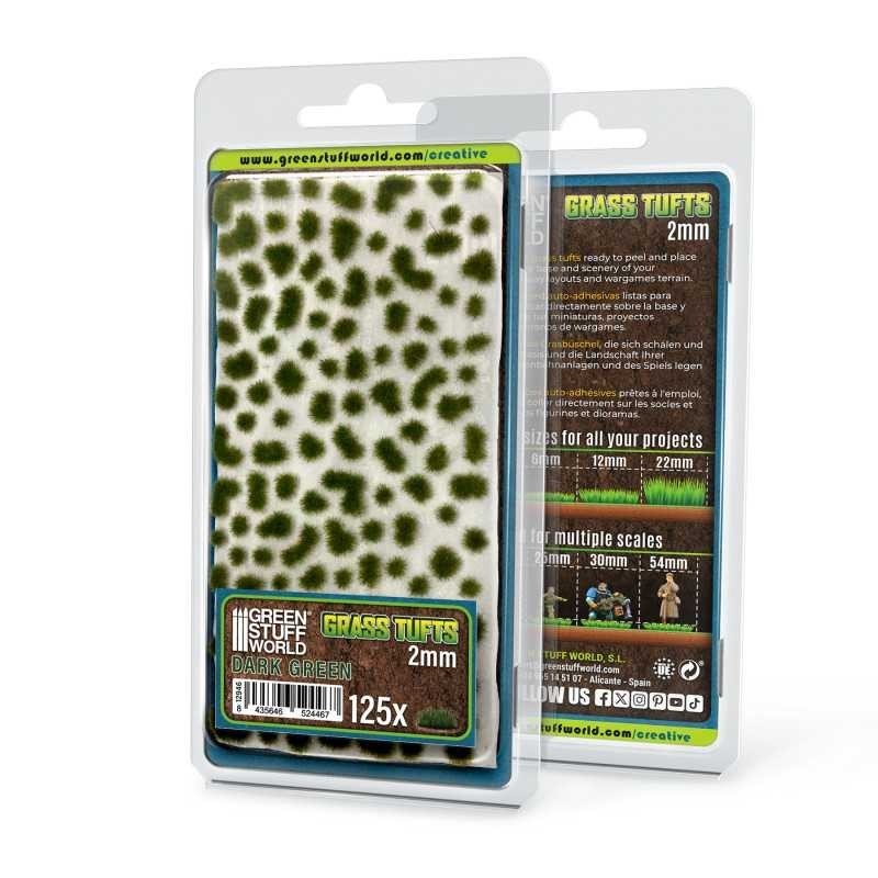 Ciuffi d'Erba - Tuft 2 mm - Verde Scuro (12946)