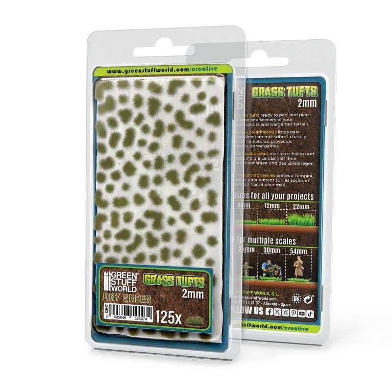 Ciuffi d'Erba - Tuft 2 mm - Verde Secco (12947)