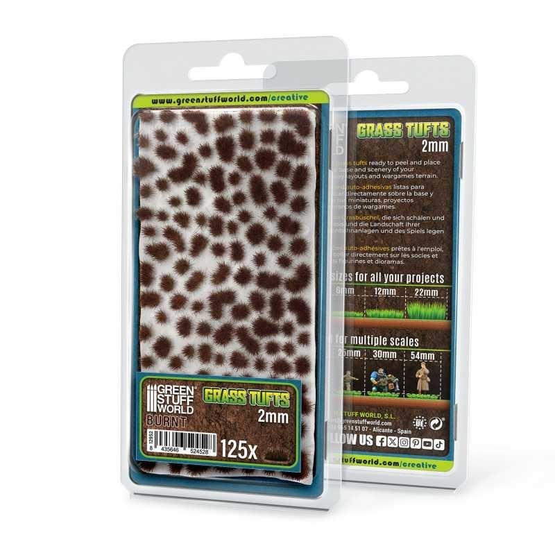 Ciuffi d'Erba - Tuft 2mm - Marrone Bruciato (12952)