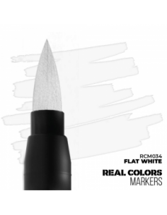 REAL COLORS MARKERS FLAT WHITE 2