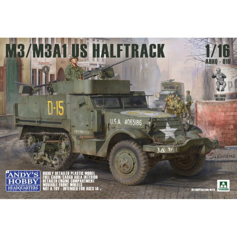M3/M3A1 U.S. HALFTRACK 2 IN 1 1/16