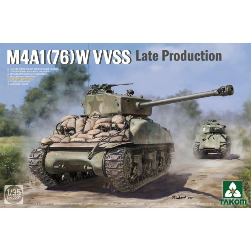 M4A1 76(W) VVSS LATE PRODUCTION 1/35