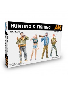 Set di 4 figurini HUNTING &...