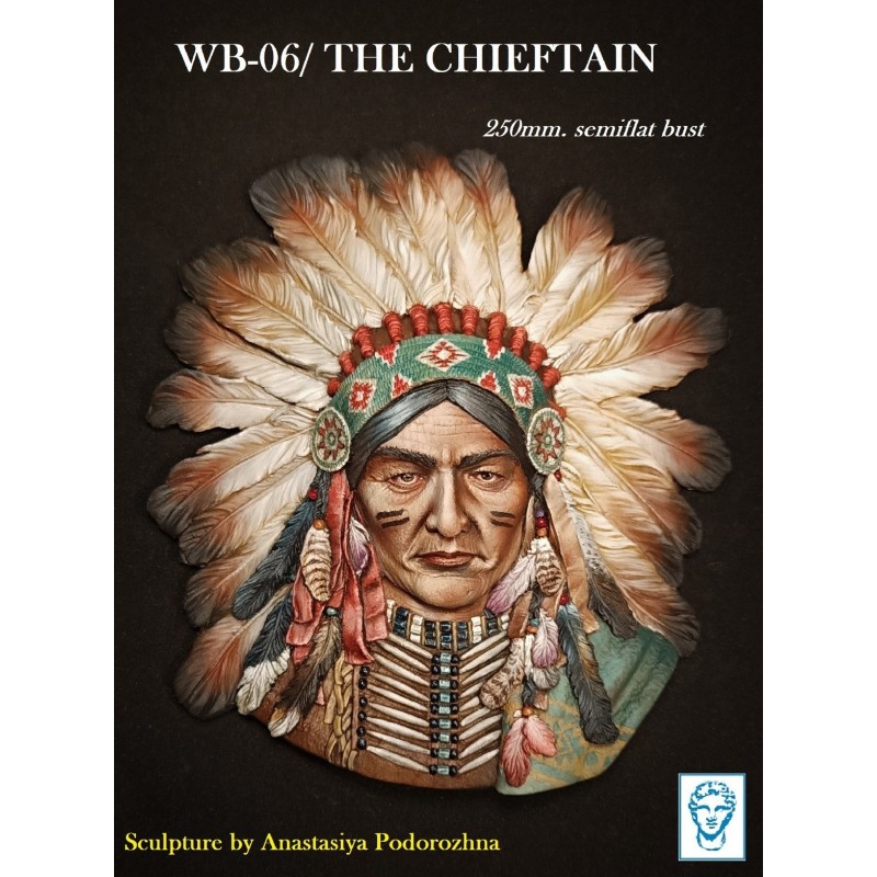 The Chieftain, semiflat bust (250mm)