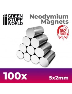 Magneti Neodimio 5x2mm -...