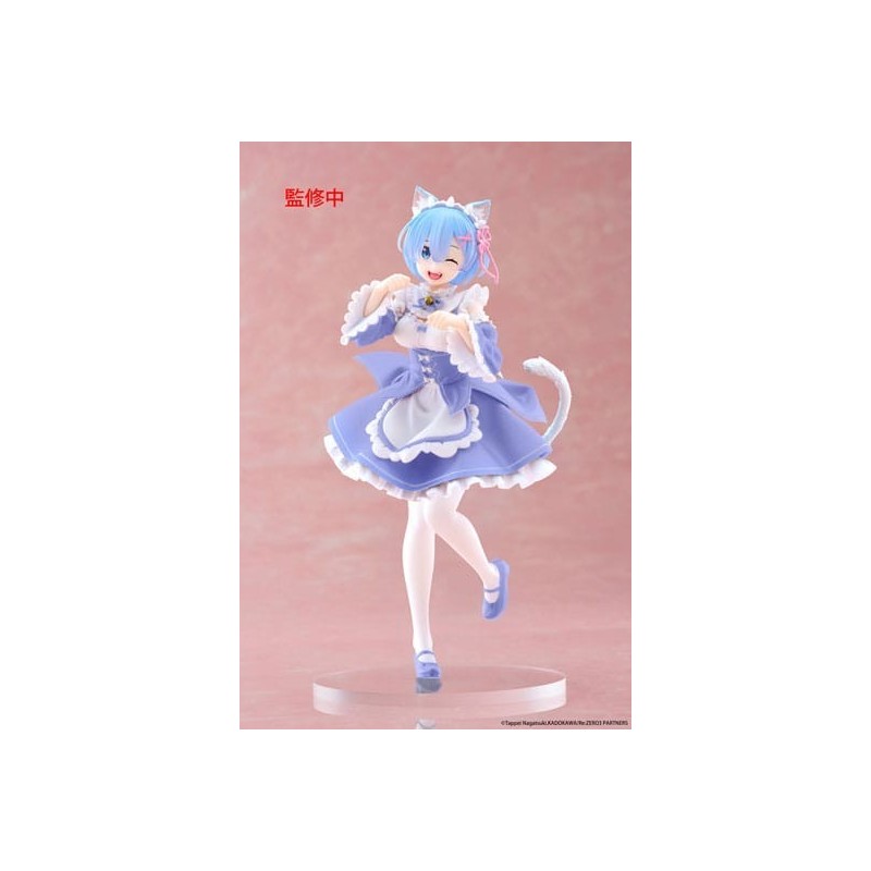 Re:Zero Starting Life in Another World Coreful PVC Statue Rem Cat Maid Ver. Renewal