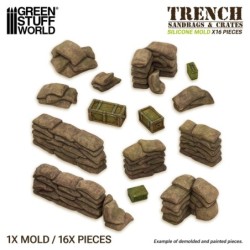 Stampi in Silicone Sacchi di Terra (13405)