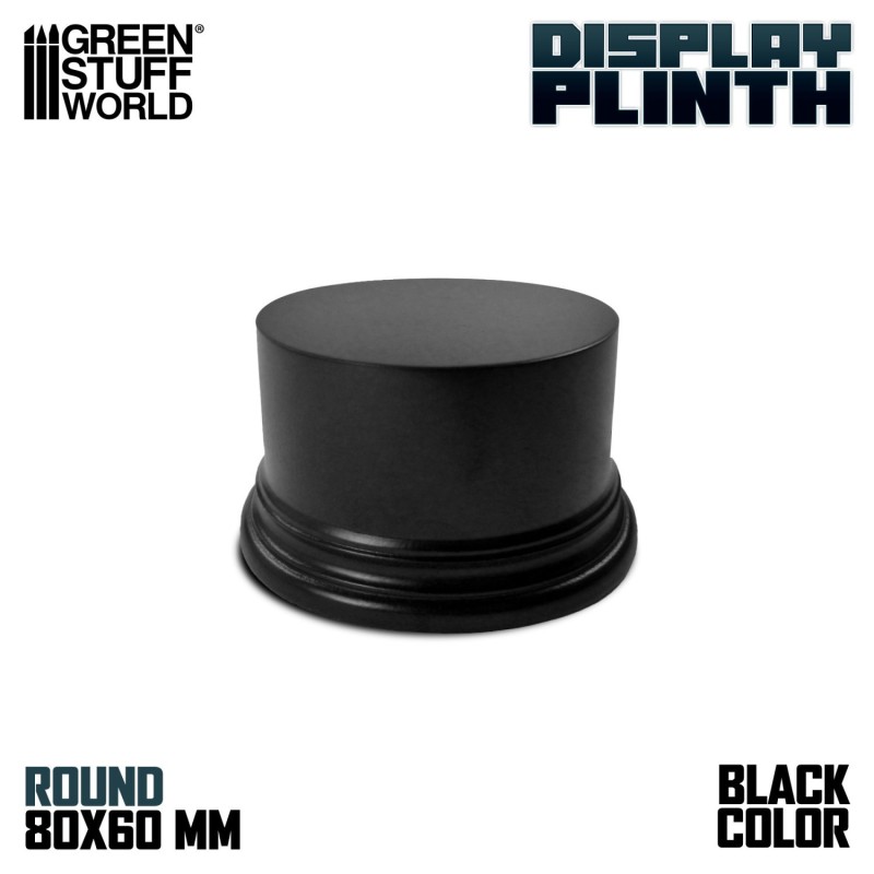 Piedistallo Tondo 8cm - Nero (2702)