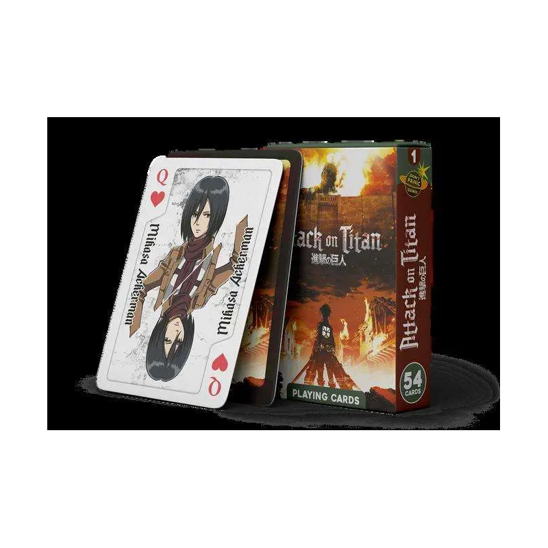 Mangacards Attack On Titan Playing Cards