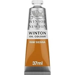 Winton oil colour - terra di siena naturale row