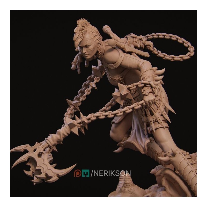 Zestari The ShadowElf ChainWarrior (75mm - 140mm)