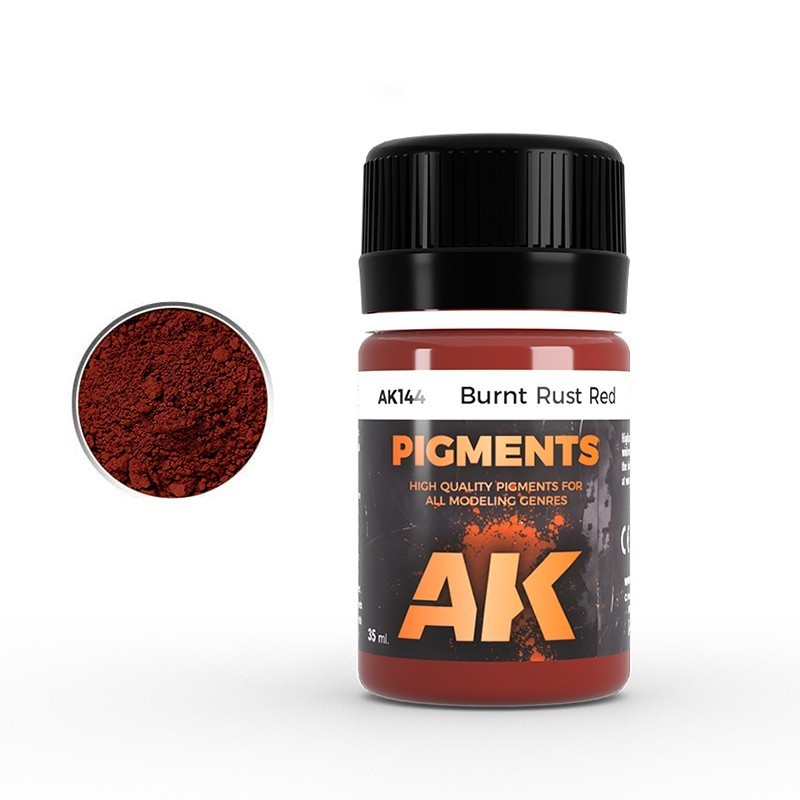 BURNT RUST RED PIGMENT