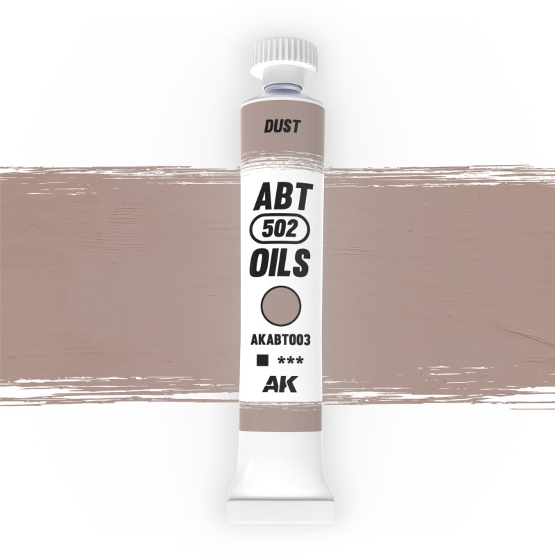 Colore ad olio Dust in tubetto da 20ml