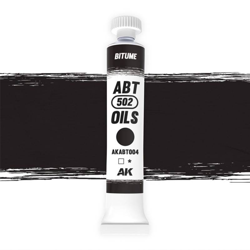 Colore ad olio Bitume in tubetto da 20ml