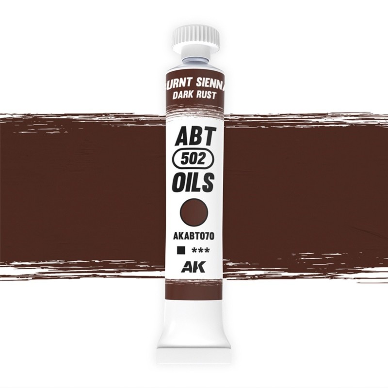 Colore ad olio Burnt Sienna in tubetto da 20ml