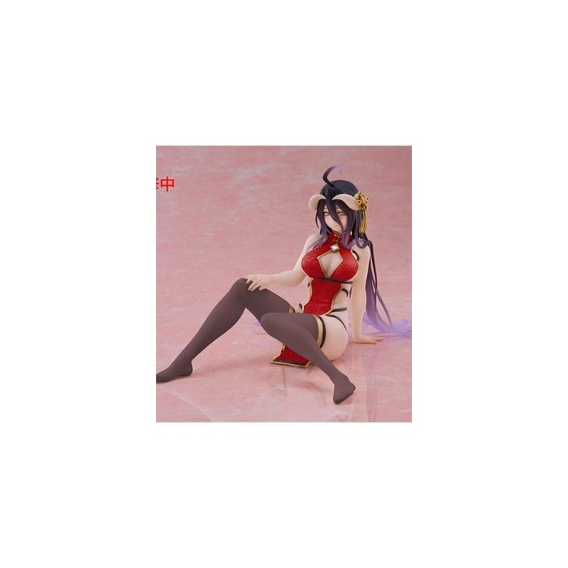 Overlord PVC Statue Desktop Cute Figure Albedo Chinese Dress Ver. Renewal