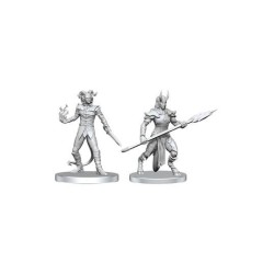 Pathfinder Deep Cuts Unpainted Miniatures Vordine (Infantry Devil) & Pitborn Rogue
