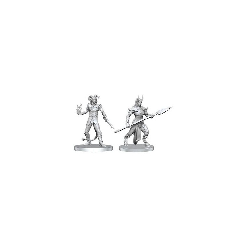 Pathfinder Deep Cuts Unpainted Miniatures Vordine (Infantry Devil) & Pitborn Rogue