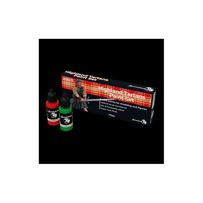 HIGHLAND TARTANS paint set