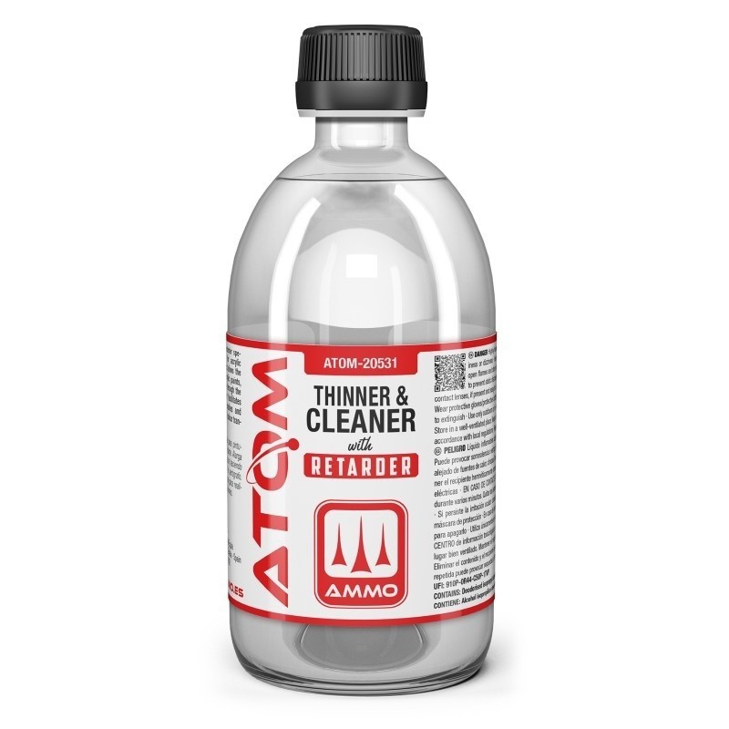 ATOM Thinner and Cleaner with Retarder (500ml)
