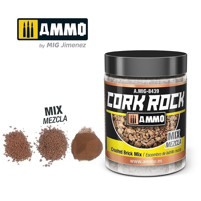 CREATE CORK Miscela di mattoni frantumati (Barattolo da 100 ml)