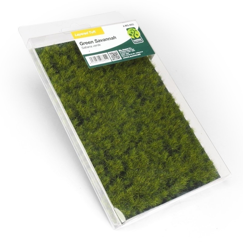 LAYERD TUFT - Green Savannah
